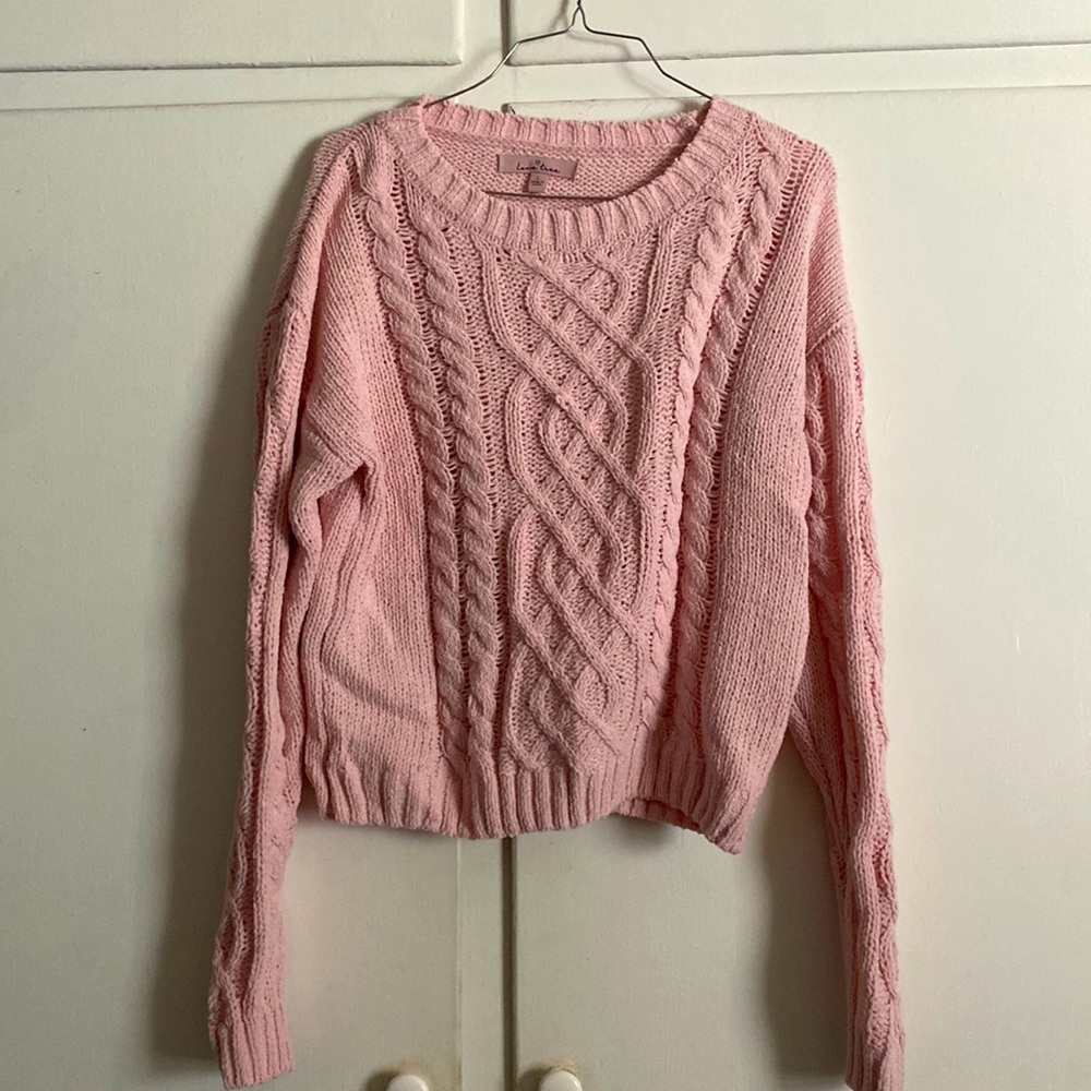 Love Tree crochet sweater